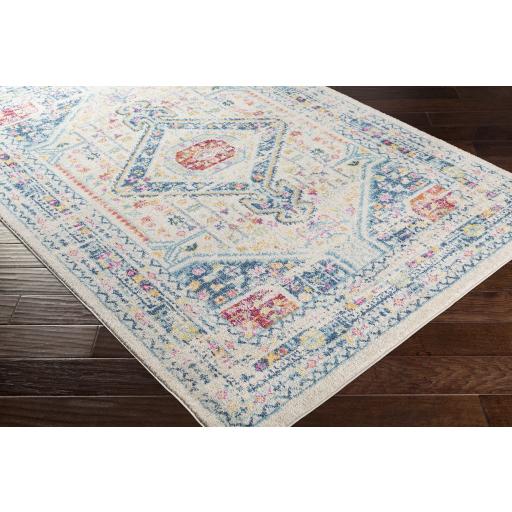 Surya Norwich NWC-2320 Aqua Burnt Orange 2'7" x 7'3" Rug