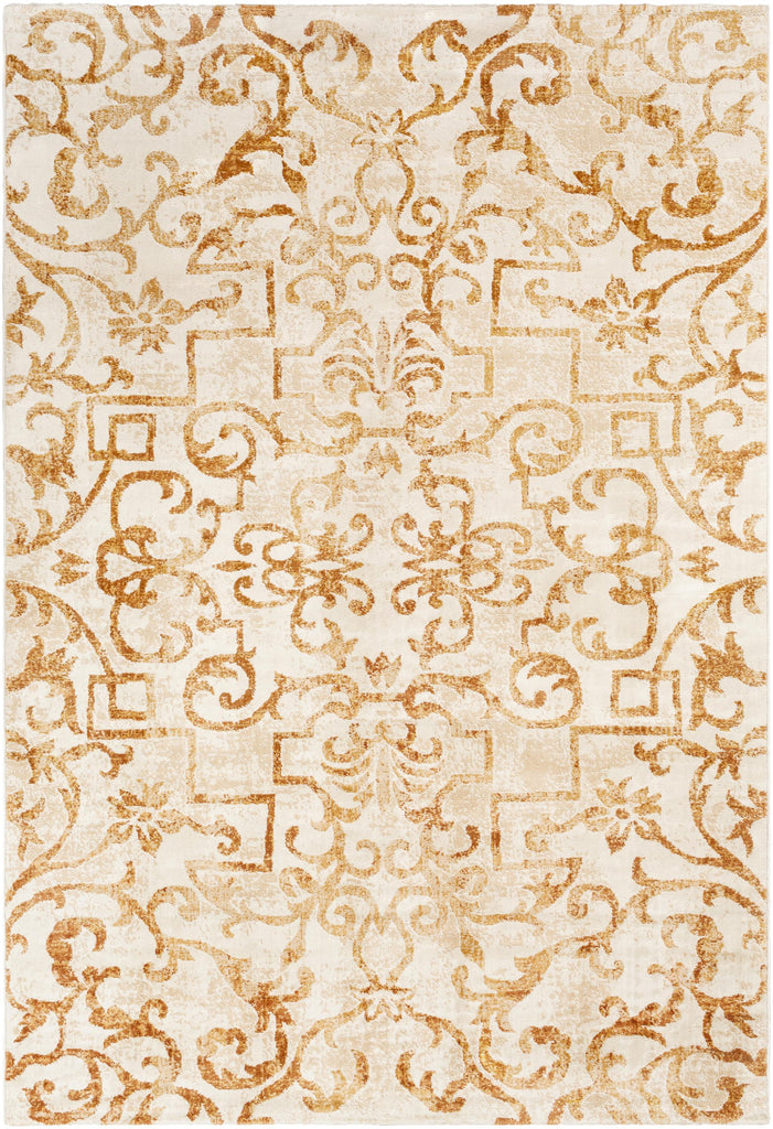 Surya Notting Hill NHL-2305 Beige Burnt Orange 2' x 2'11" Rug