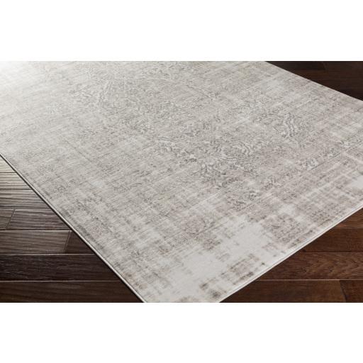 Surya Nova NVA-3025 Medium Gray Off-White 2'2" x 2'11" Rug