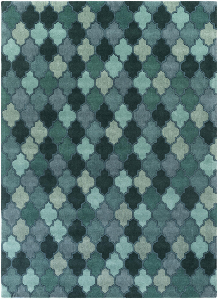 Surya Oasis OAS-1102 Dark Green Deep Teal 9' x 13' Rug