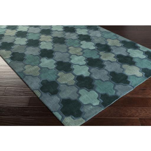 Surya Oasis OAS-1102 Dark Green Deep Teal 9' x 13' Rug