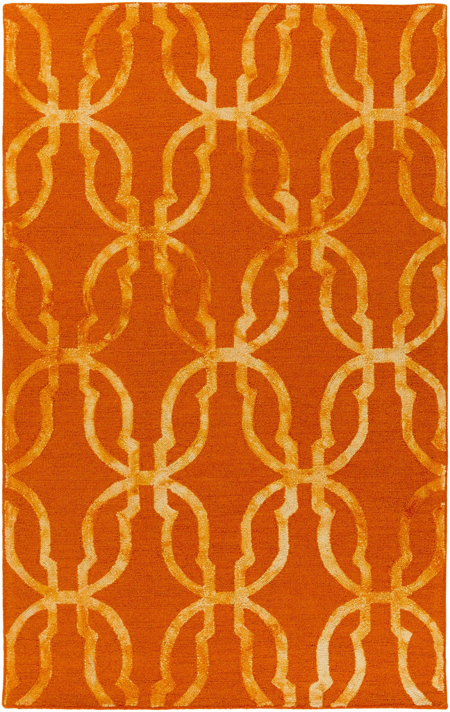 Surya Organic AWOG-2272 Bright Orange Orange 9' x 13' Rug