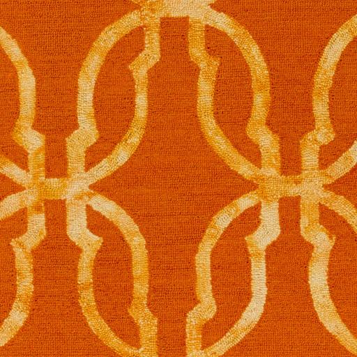 Surya Organic AWOG-2272 Bright Orange Orange 9' x 13' Rug