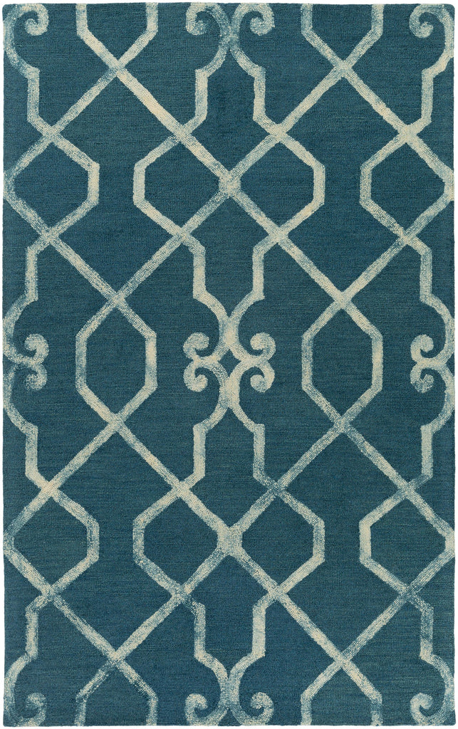 Surya Organic AWOG-2281 Aqua Teal 9' x 13' Rug