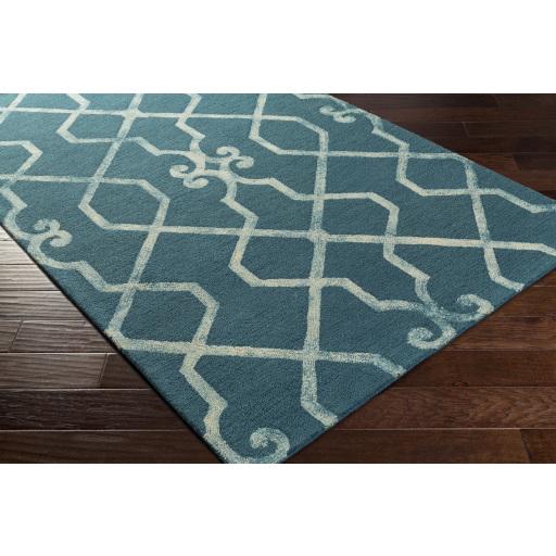 Surya Organic AWOG-2281 Aqua Teal 9' x 13' Rug