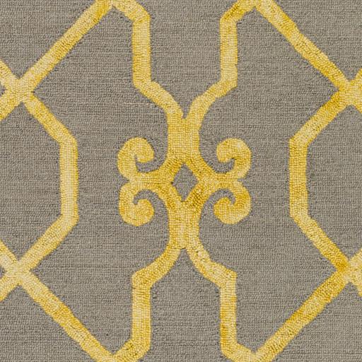 Surya Organic AWOG-2282 Bright Yellow Gray 9' x 13' Rug