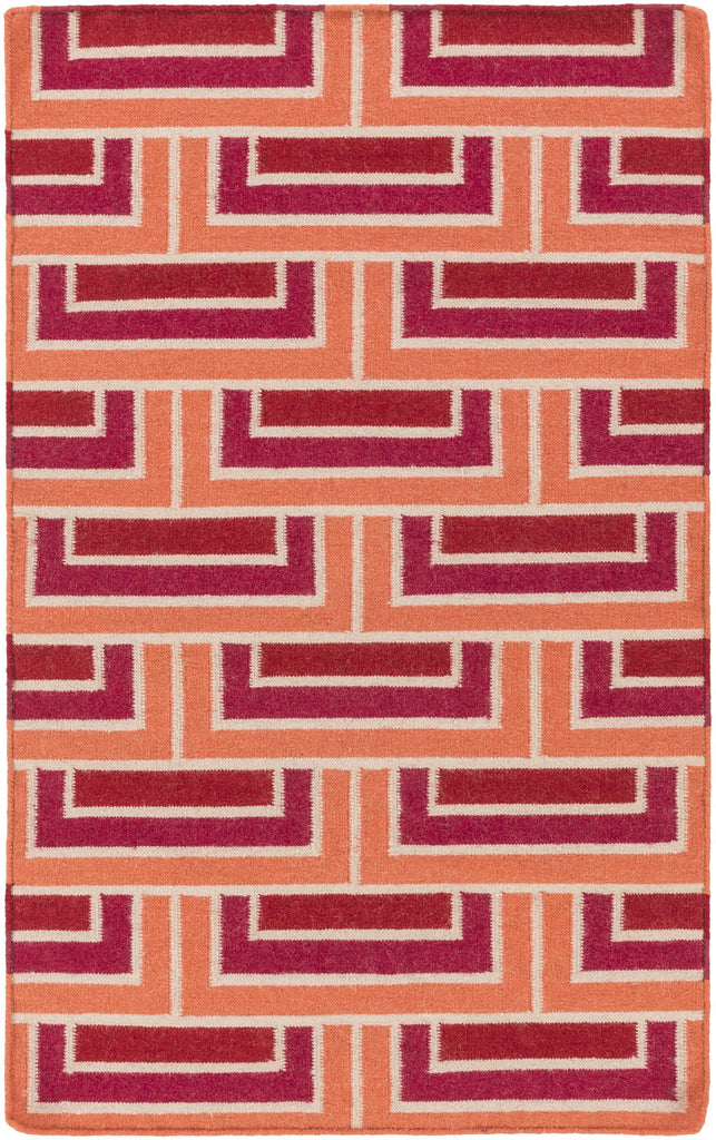 Surya Paddington PDG-2006 Burgundy Light Beige 2' x 3' Rug