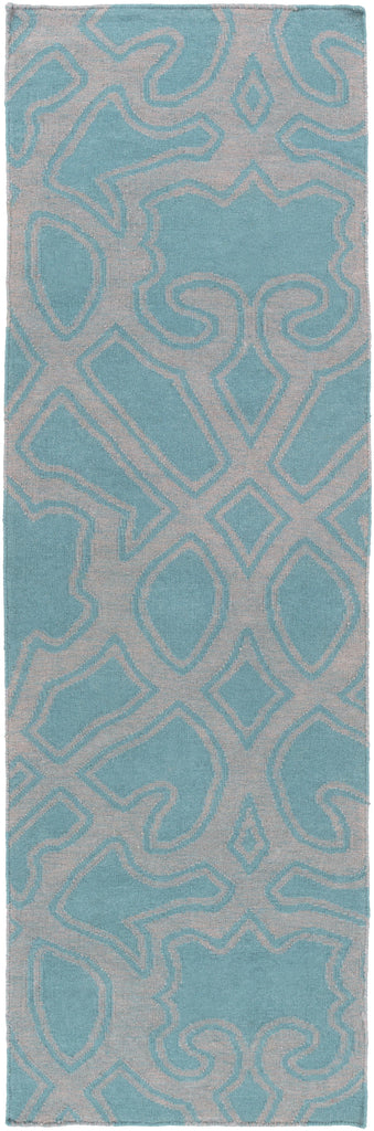 Surya Paddington PDG-2012 Medium Gray Teal 2'6" x 8' Rug