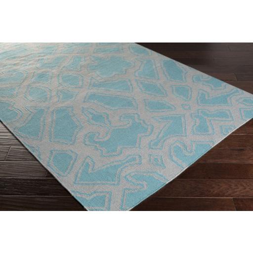 Surya Paddington PDG-2012 Medium Gray Teal 2'6" x 8' Rug