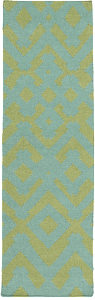 Surya Paddington PDG-2021 Aqua Grass Green 2' x 3' Rug