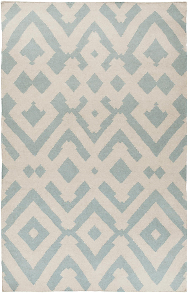 Surya Paddington PDG-2023 Ice Blue Light Beige 3'3" x 5'3" Rug