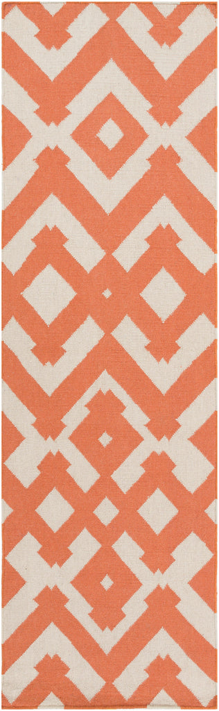 Surya Paddington PDG-2026 Light Gray Orange 2' x 3' Rug