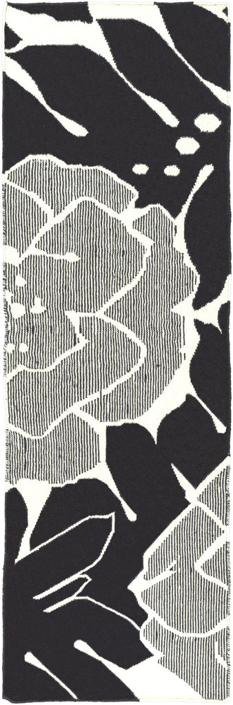 Surya Paddington PDG-2041 Black Light Beige 2'6" x 8' Rug