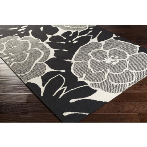 Surya Paddington PDG-2041 Black Light Beige 2'6" x 8' Rug