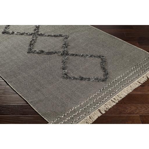 Surya Palo Alto PLA-2301 Black Gray 2' x 3' Rug