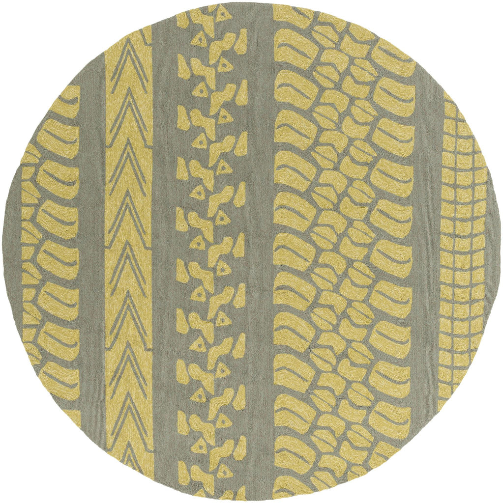 Surya Pandemonium PDM-1007 Grass Green Sage 8' Round Rug