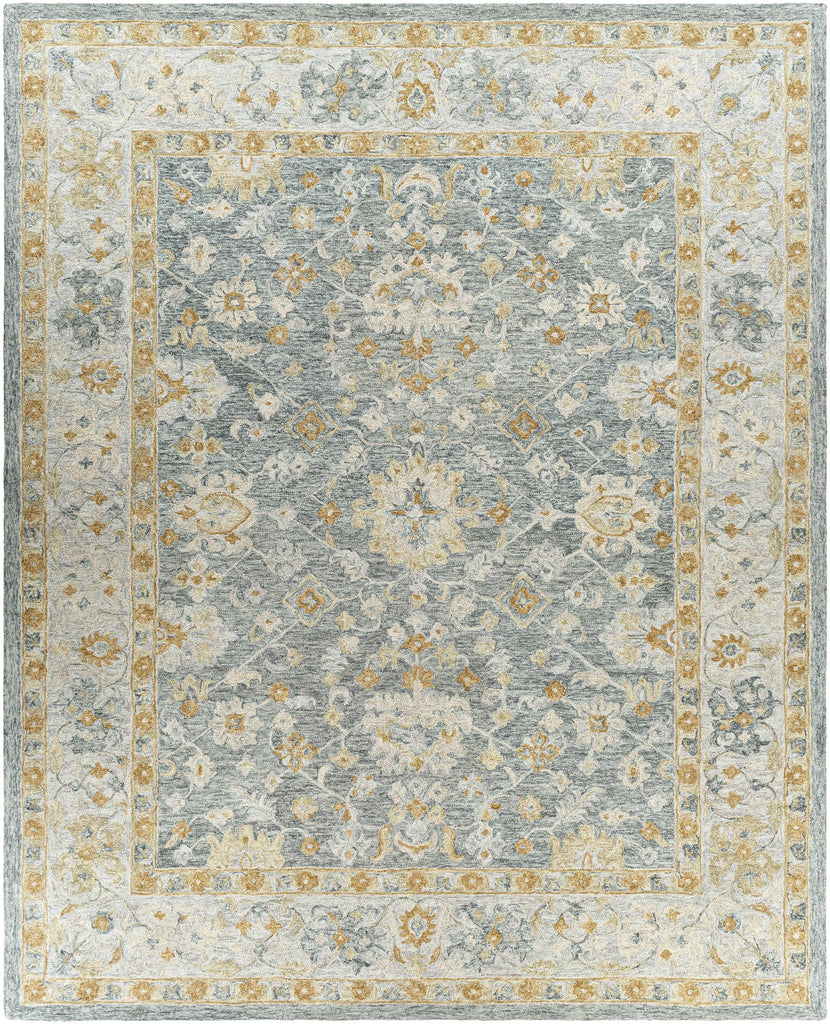 Surya Panipat PNP-2303 Beige Deep Teal 2' x 3' Rug