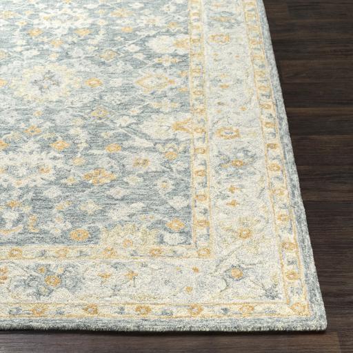 Surya Panipat PNP-2303 Beige Deep Teal 2' x 3' Rug