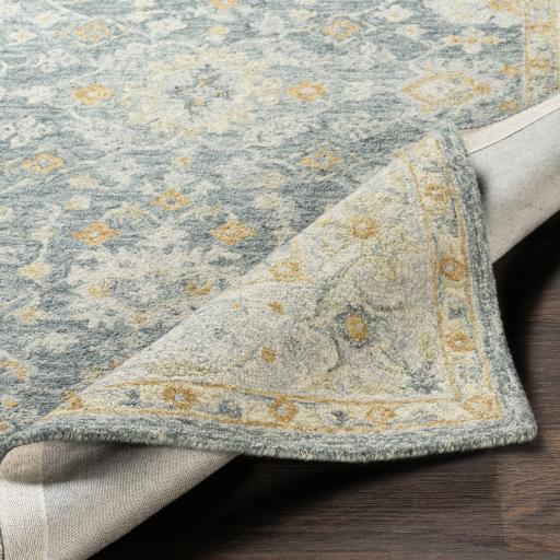 Surya Panipat PNP-2303 Beige Deep Teal 2' x 3' Rug