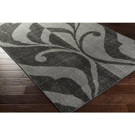 Surya Paradox PRX-1002 Black Gray 2' x 3' Rug