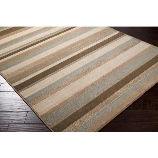 Surya Paramount PAR-1038 Dark Brown Light Beige 7'10" x 11'2" Rug