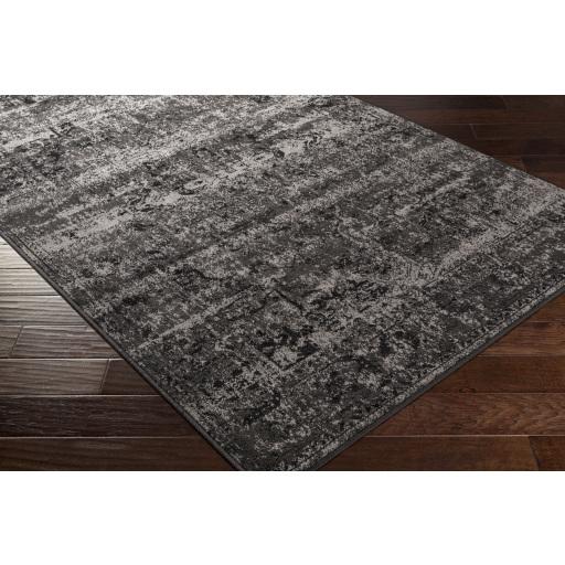 Surya Paramount PAR-1060 Black Charcoal 2'2" x 7'7" Rug