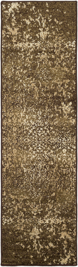 Surya Paramount PAR-1071 Dark Brown Light Beige 2'2" x 7'7" Rug