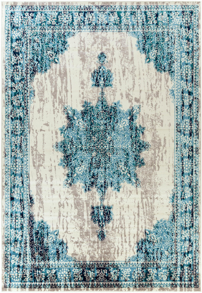 Surya Paramount PAR-1103 Aqua Cream 7'10" x 11'2" Rug