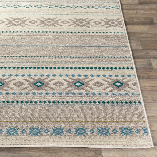 Surya Paramount PAR-1118 Aqua Cream 7'10" x 11'2" Rug