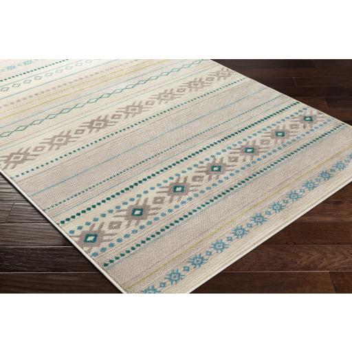 Surya Paramount PAR-1118 Aqua Cream 7'10" x 11'2" Rug