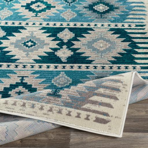 Surya Paramount PAR-1121 Aqua Cream 2'2" x 7'7" Rug