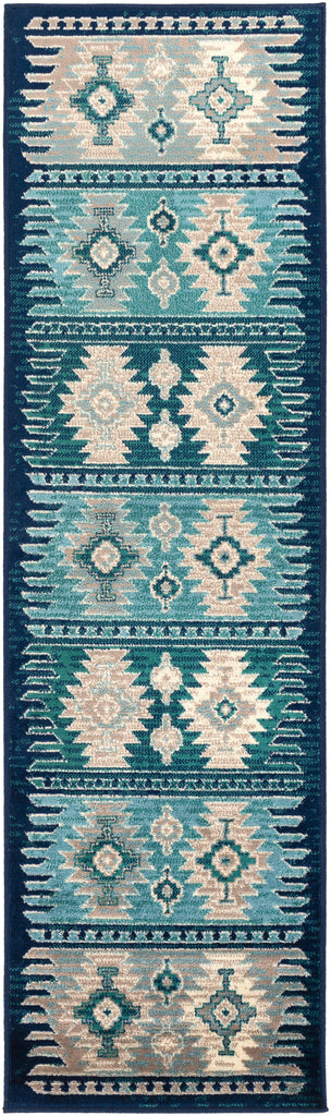 Surya Paramount PAR-1122 Aqua Cream 1'10" x 2'11" Rug