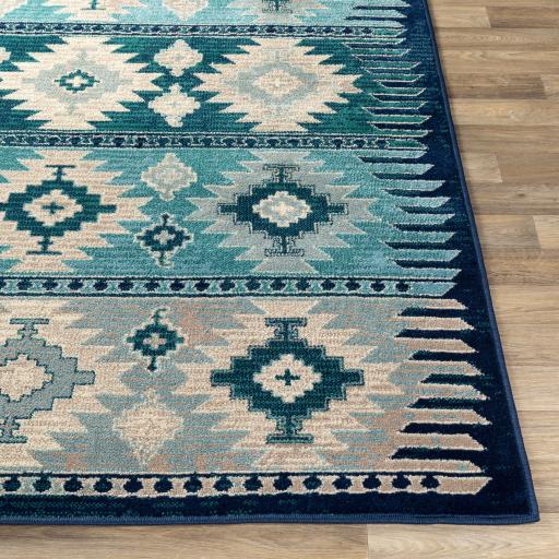 Surya Paramount PAR-1122 Aqua Cream 1'10" x 2'11" Rug