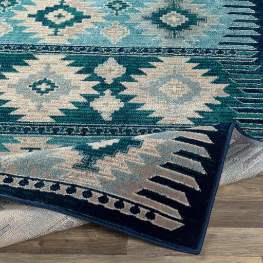 Surya Paramount PAR-1122 Aqua Cream 1'10" x 2'11" Rug