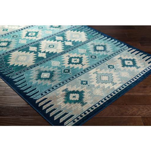 Surya Paramount PAR-1122 Aqua Cream 1'10" x 2'11" Rug