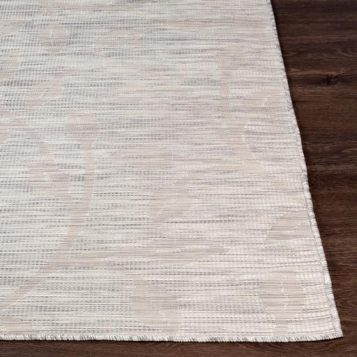 Surya Pasadena PSA-2322 Cream Medium Gray 2'6" x 7'3" Rug