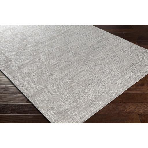 Surya Pasadena PSA-2322 Cream Medium Gray 2'6" x 7'3" Rug