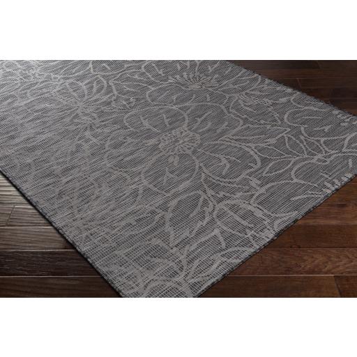 Surya Pasadena PSA-2326 Black Charcoal 2'6" x 4' Rug