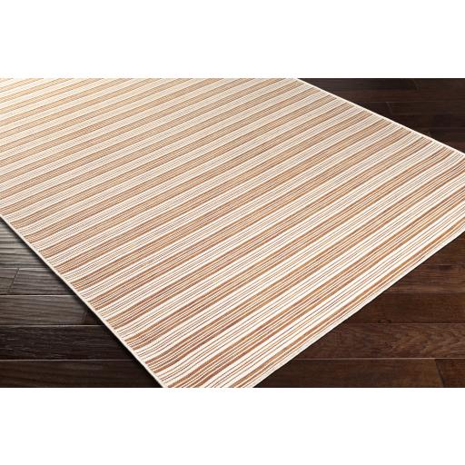 Surya Pasadena PSA-2386 Brick Red Cream 2'7" x 7'3" Rug