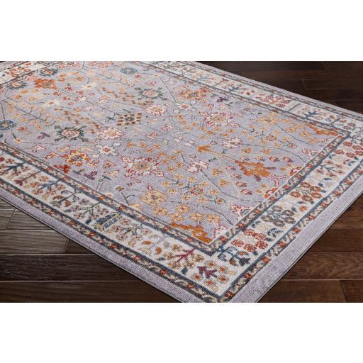 Surya Patina PIA-2301 Camel Charcoal 7'10" x 9'8" Rug