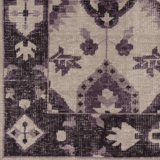 Surya Pazar PZR-6009 Dark Plum Lavender 3'6" x 5'6" Rug