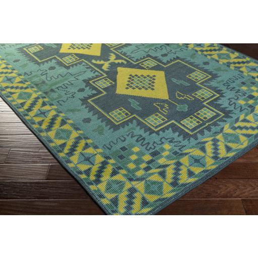 Surya Pazar PZR-6010 Dark Blue Dark Green 2' x 3' Rug