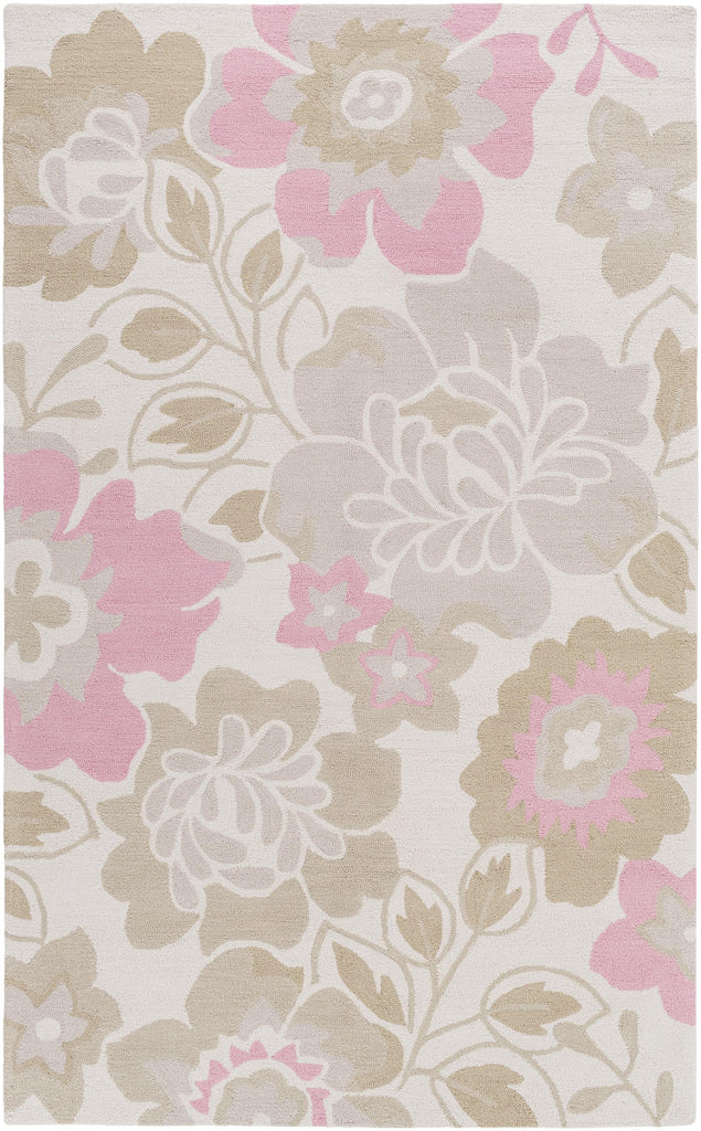 Surya Peek-A-Boo PKB-7008 Cream Mauve 3' x 5' Rug