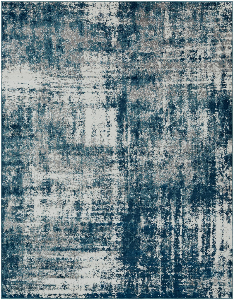 Surya Pepin PEI-1007 Cream Dark Blue 2' x 2'11" Rug