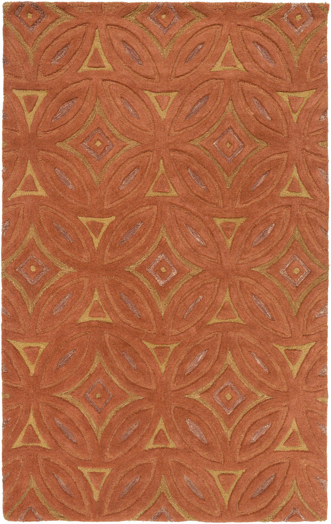 Surya Perspective PSV-44 Brick Red Camel 9' x 13' Rug