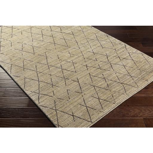 Surya Pokhara POK-2302 Dark Brown Olive 2' x 3' Rug