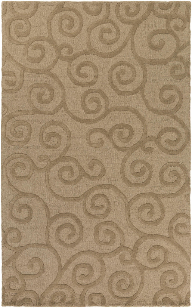 Surya Poland POL-2336 Light Brown Tan 9' x 13' Rug