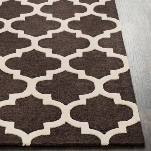 Surya Pollack AWAH-2029 Black Dark Brown 9' x 13' Rug