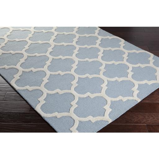 Surya Pollack AWAH-2034 Ivory Light Blue 2'3" x 8' Rug