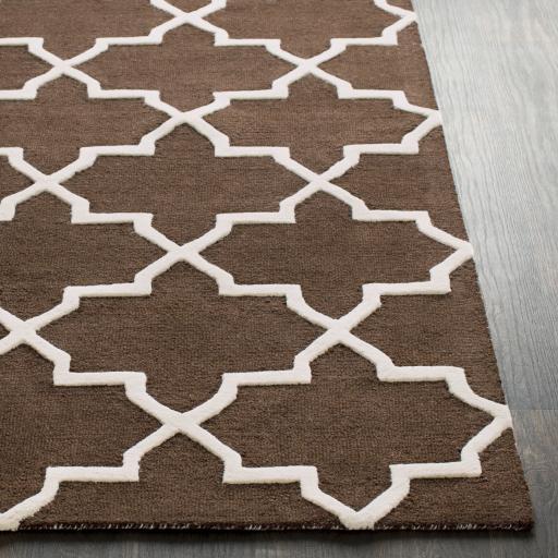 Surya Pollack AWDN-2021 Dark Brown Ivory 9' x 13' Rug